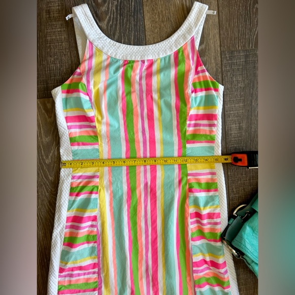 Size 4 Striped Lilly Pulitzer Shift Dress - Picture 12 of 13